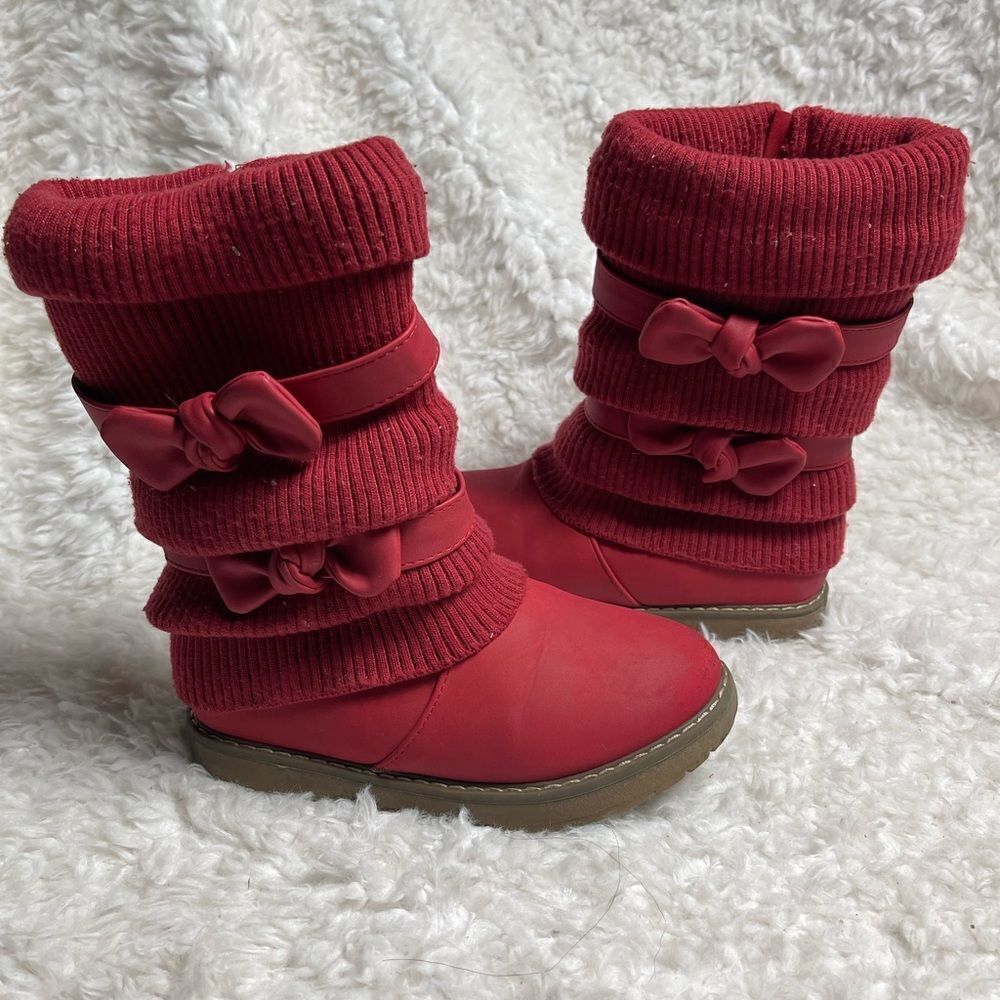 Dream Pairs KLOVE Girl's Winter Snow Boots Warm Walking Mid Calf Shoes SZ1